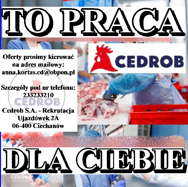 Młodszy Specjalista Ds. Higieny Ujazdówek Zakład Mięsa Drobiowego (k/m) 4